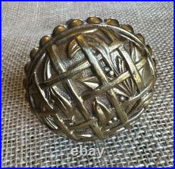 Very Rare Antique Yale & Towne HOLLY Design B-21300 Bronze Door Knob 2 1/4