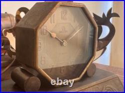 Very Rare Art Deco Vintage Omega CIBA clock from the 20s Nice condition