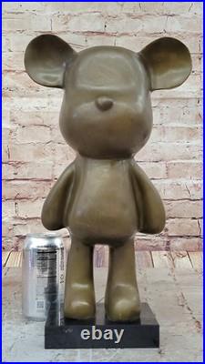 Very Rare Austrian Brass/genuine Bronze Mickey Mouse Figure Decoration