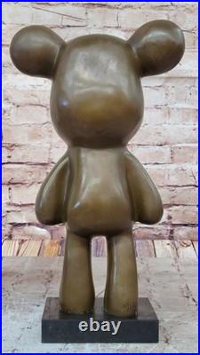Very Rare Austrian Brass/genuine Bronze Mickey Mouse Figure Decoration