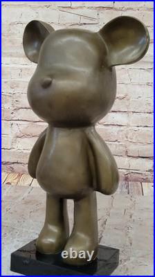 Very Rare Austrian Brass/genuine Bronze Mickey Mouse Figure Decoration