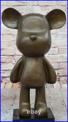 Very Rare Austrian Brass/genuine Bronze Mickey Mouse Figure Decoration