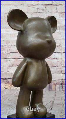 Very Rare Austrian Brass/genuine Bronze Mickey Mouse Figure Decoration