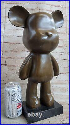 Very Rare Austrian Brass/genuine Bronze Mickey Mouse Figure Decoration Figurine