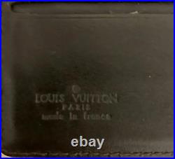 Very Rare Authentic Louis Vuitton Brass Tips Version Monogram Long Wallet LV