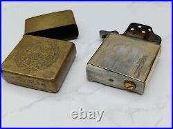 Very Rare BRASS ZIPPO Lighter 85TH HARLEY DAVIDSON 1932/1991 AG08-1595