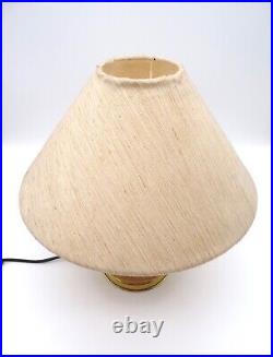 Very Rare Beautiful MID Century Bamboo & Brass Design Desk Lamp Italy 1960