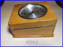 Very Rare Benzing Racing Pigeon Club 8 Day Master Timer With Key Homing Clock