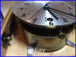 Very Rare Benzing Racing Pigeon Club 8 Day Master Timer With Key Homing Clock