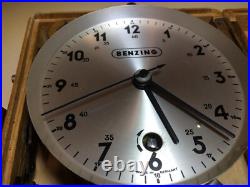 Very Rare Benzing Racing Pigeon Club 8 Day Master Timer With Key Homing Clock
