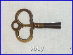 Very Rare Black Forest Clock Key Wehrle, Trumpeter, Flute Clock etc Antique Key