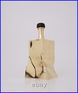 Very Rare Brass Decanter Per Myrström Sweden 1974 Surrealistic Shape