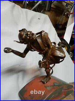 Very Rare Brass Warrior Figure