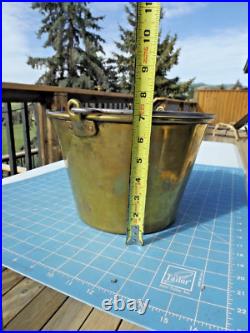 Very Rare Brooklyn N. Y. Brass Co. Fireman's Brass Bucket with handle 1850-1890