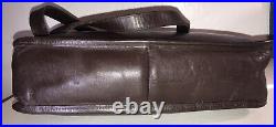 Very Rare COACH LEATHERWARE Bonnie Cashin Dark Brown Leather Weston Shopper Bag