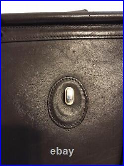 Very Rare COACH LEATHERWARE Bonnie Cashin Dark Brown Leather Weston Shopper Bag