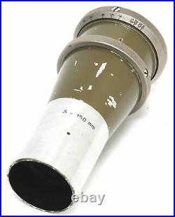 Very Rare Carl Zeiss Jena Magnar f= 45cm Brass Lens