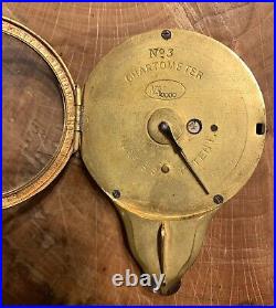 Very Rare Cased Antique Victorian Morris's No3 Patent Brass Chartometer 9 Cards