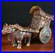 Very-Rare-China-Chinese-Cloisonne-over-Brass-Oxen-Pulling-Cart-Statue-ca-20th-c-01-gfw