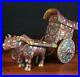Very-Rare-China-Chinese-Cloisonne-over-Brass-Oxen-Pulling-Cart-Statue-ca-20th-c-01-kzwi