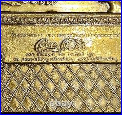 Very Rare Coca Cola Belt Buckle vintage collectible Coke High Ball Bath Tub Bar