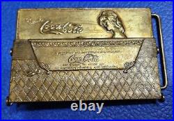 Very Rare Coca Cola Belt Buckle vintage collectible Coke High Ball Bath Tub Bar