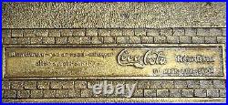 Very Rare Coca Cola Belt Buckle vintage collectible Coke High Ball Bath Tub Bar