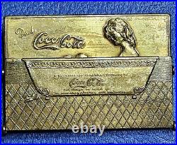 Very Rare Coca Cola Belt Buckle vintage collectible Coke High Ball Bath Tub Bar