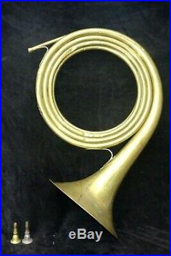Very Rare Contrabass Horn French Horn Hunting Horn Raoux Millereau Paris