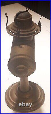 Very Rare Convertible Brass Oil Lamp See Pictures