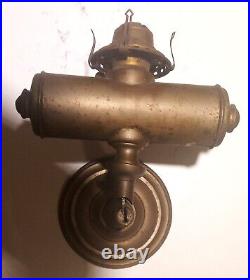 Very Rare Convertible Brass Oil Lamp See Pictures