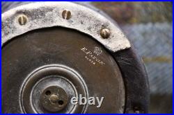Very Rare Crown E Paton Perth Ebonite & Brass Salmon Fly Fishing Reel