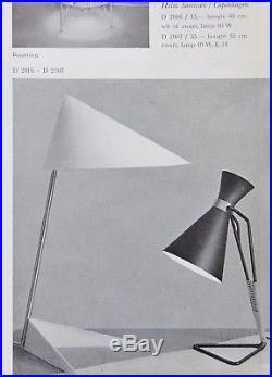 Very Rare Danish Modern TableLamp by Svend Aage Holm Sørensen 1954 for ASEA RAAK