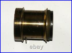 Very Rare Darlot Brass Lens Barrel For Pinhole Photography On Large Format