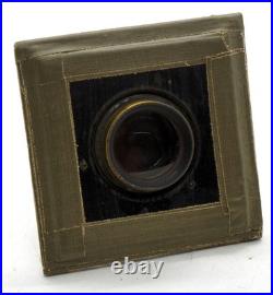 Very Rare Darlot Paris Hemispherique Rapide? 2 Sn 12406 Unique Brass Lens