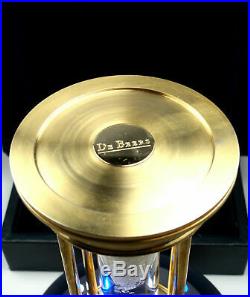 Very Rare! De Beers Limited Edition Millennium 2000 Diamond Brass Hourglass