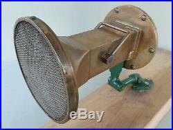 Very Rare Early Hand Operated Brass Klaxon Horn Reliance GODINS London Bentley