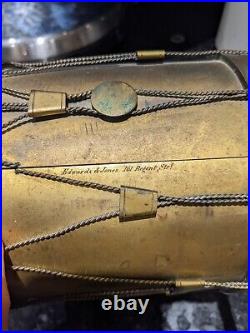 Very Rare Edwards & Jones Brass Military Medal Case Or Jewellery Box Boer War