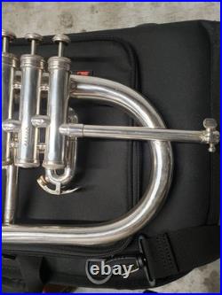 Very Rare F. E. Olds Fullerton Silverplated Flugelhorn, Plays Great