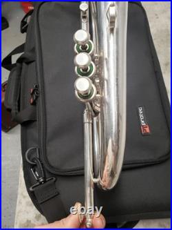 Very Rare F. E. Olds Fullerton Silverplated Flugelhorn, Plays Great