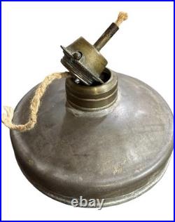 Very Rare French Kerosene night clock 1870s, Serviced And Working Great