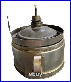 Very Rare French Kerosene night clock 1870s, Serviced And Working Great