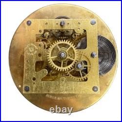 Very Rare French Kerosene night clock 1870s, Serviced And Working Great