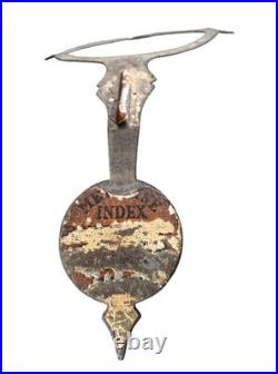 Very Rare French Kerosene night clock 1870s, Serviced And Working Great