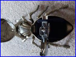 Very Rare Golden Spider And Web Zippo In Collectable Brass Spider Bnos Apr 06
