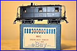 Very Rare Ho Brass Railworks Nyc H8 Steam Heat Trailer