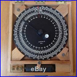 Very Rare Howard Mk. II Sun Compass W10/VC/7815 Brass with Wood Box