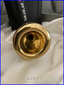 Very Rare King M22 Trombone Mouthpiece / Small Shank / Gold Rim