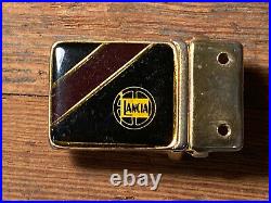 Very Rare LANCIA 1929-1957 Belt Buckle Italian car company Italy Brass NICE