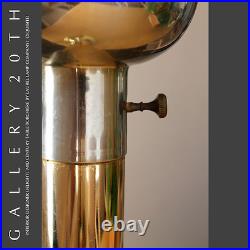 Very Rare! Laurel MCM Table Torchiere Lamp! 50s Vtg Atomic Brass 60s Light